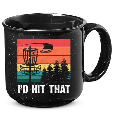 Vintage Frisbee Disc Sport I'd Hit That Funny Disc Golf 15oz Campfire Ceramic Mug