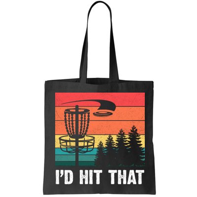 Vintage Frisbee Disc Sport I'd Hit That Funny Disc Golf Bag