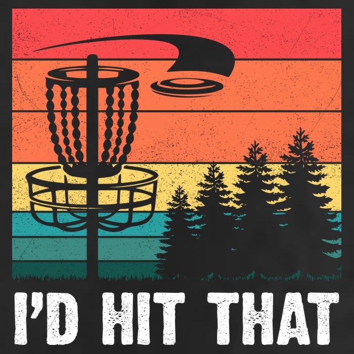 Vintage Frisbee Disc Sport I'd Hit That Funny Disc Golf Hat