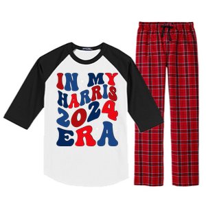 Vote For Democracy Vote Kamala Harris In My Harris Era 2024 Raglan Sleeve Pajama Set