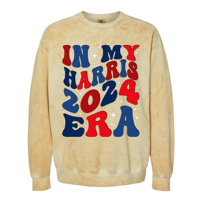 Vote For Democracy Vote Kamala Harris In My Harris Era 2024 Colorblast Crewneck Sweatshirt