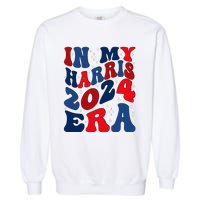 Vote For Democracy Vote Kamala Harris In My Harris Era 2024 Garment-Dyed Sweatshirt