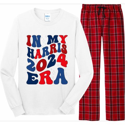 Vote For Democracy Vote Kamala Harris In My Harris Era 2024 Long Sleeve Pajama Set