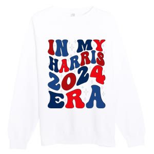 Vote For Democracy Vote Kamala Harris In My Harris Era 2024 Premium Crewneck Sweatshirt