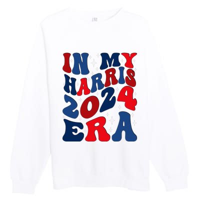 Vote For Democracy Vote Kamala Harris In My Harris Era 2024 Premium Crewneck Sweatshirt