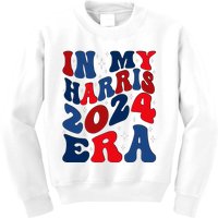 Vote For Democracy Vote Kamala Harris In My Harris Era 2024 Kids Sweatshirt