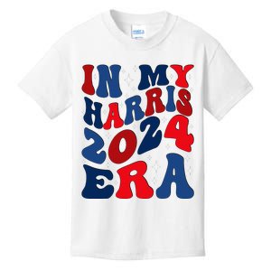 Vote For Democracy Vote Kamala Harris In My Harris Era 2024 Kids T-Shirt