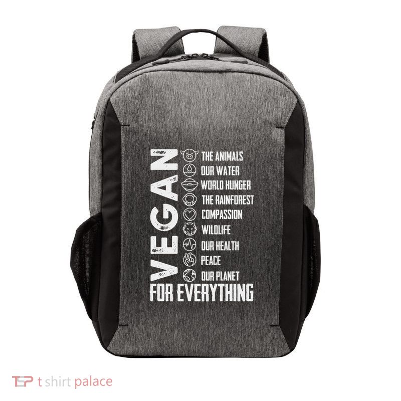 Vegan For Everything Planetearth Day, Save The Bees Vector Backpack