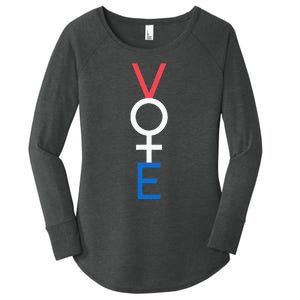 Vote Feminism Empower Women Equality Election Activism Women's Perfect Tri Tunic Long Sleeve Shirt