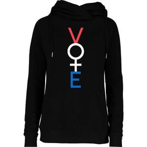 Vote Feminism Empower Women Equality Election Activism Womens Funnel Neck Pullover Hood