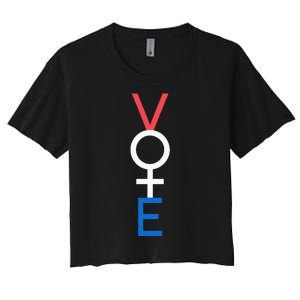 Vote Feminism Empower Women Equality Election Activism Women's Crop Top Tee