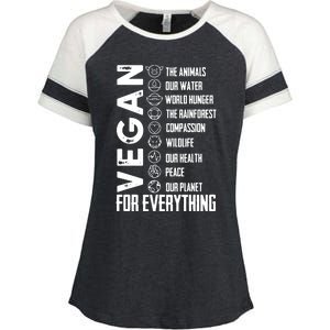 Vegan For Everything Planet Earth Day Save The Bees Enza Ladies Jersey Colorblock Tee