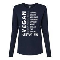 Vegan For Everything Planet Earth Day Save The Bees Womens Cotton Relaxed Long Sleeve T-Shirt