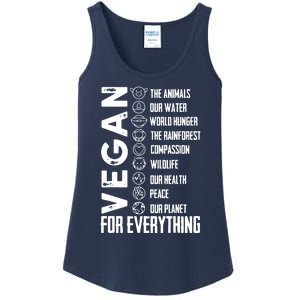 Vegan For Everything Planet Earth Day Save The Bees Ladies Essential Tank