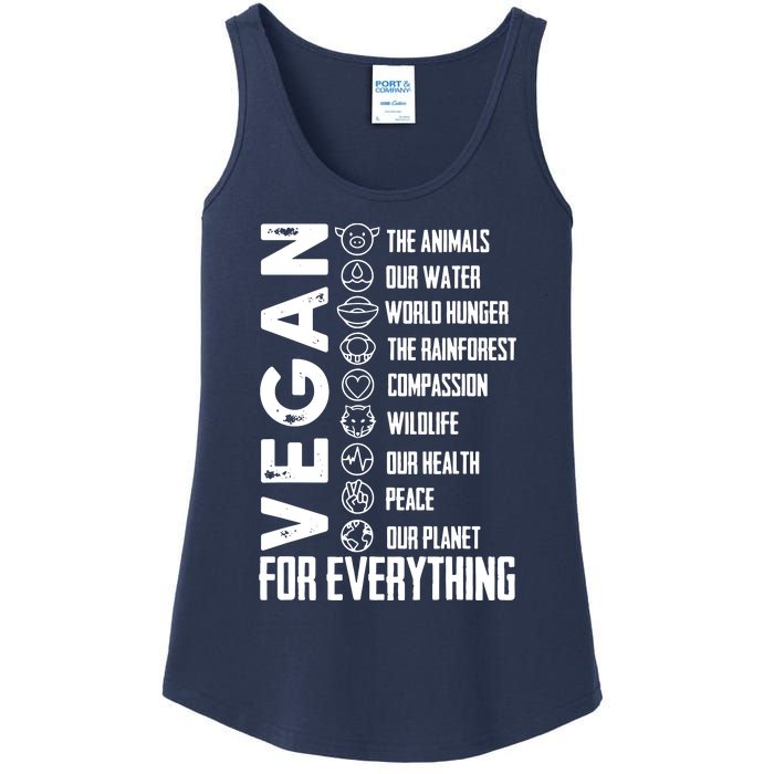 Vegan For Everything Planet Earth Day Save The Bees Ladies Essential Tank