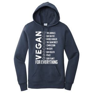 Vegan For Everything Planet Earth Day Save The Bees Women's Pullover Hoodie