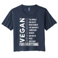 Vegan For Everything Planet Earth Day Save The Bees Women's Crop Top Tee