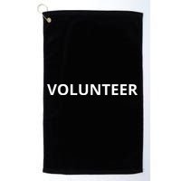 Volunteer For Events Cute Design Golf Towel