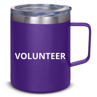 Volunteer For Events Cute Design 12oz Stainless Steel Coffee Mug