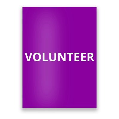 Volunteer For Events Cute Design Poster