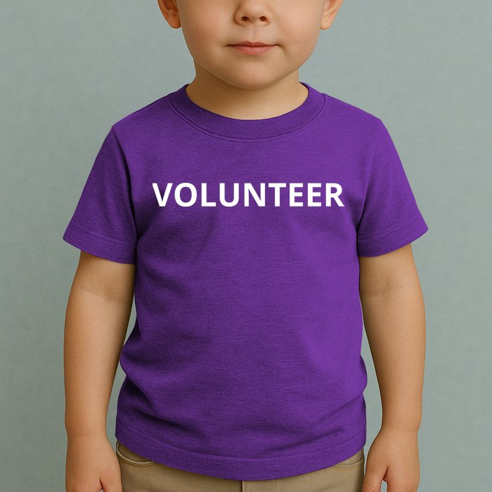 Volunteer For Events Cute Design Toddler T-Shirt