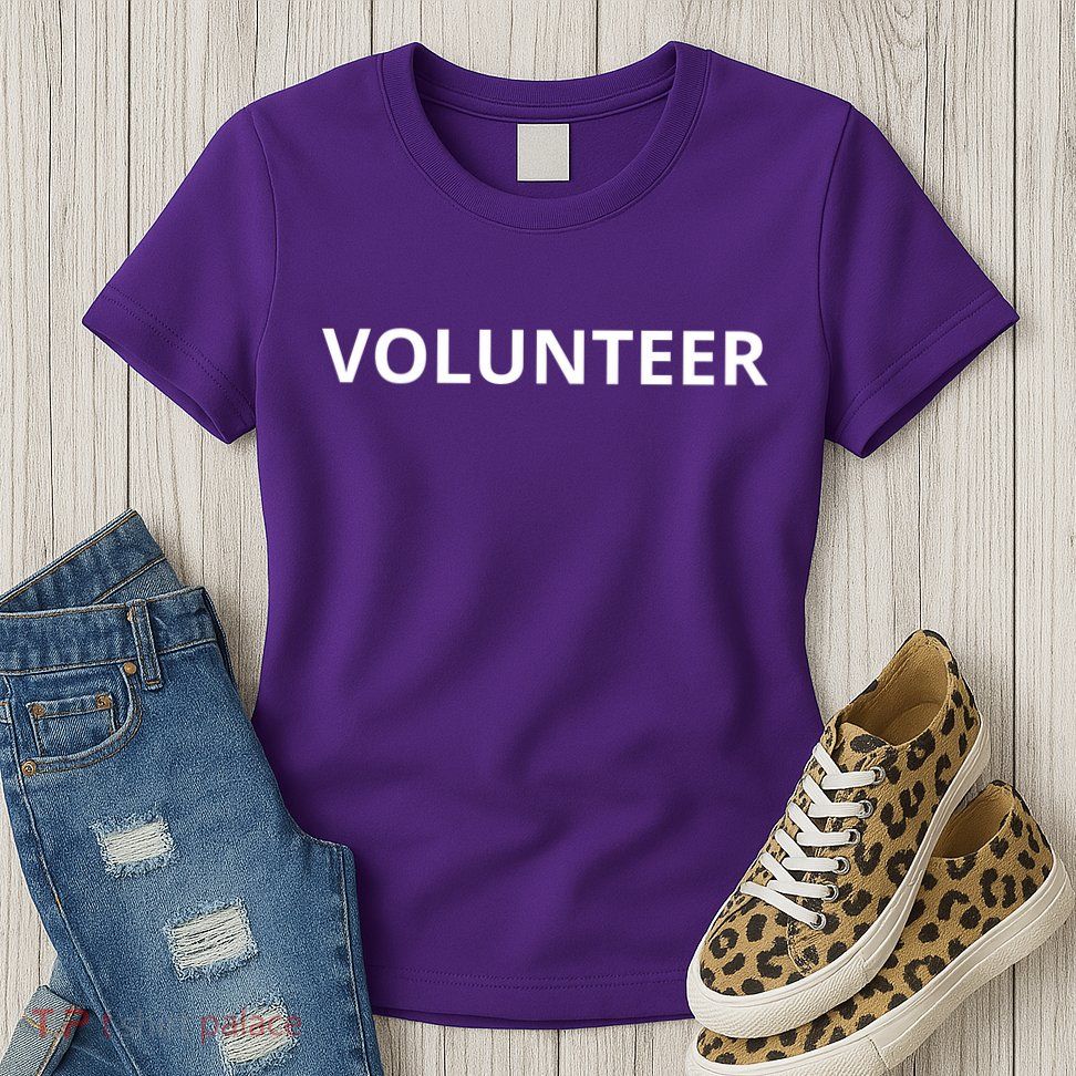 Volunteer For Events Cute Design Womens T-Shirt