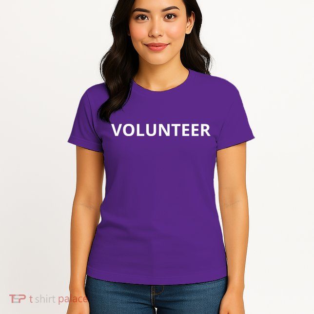 Volunteer For Events Cute Design Womens T-Shirt
