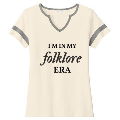 Vintageinspired Folklore Era  Ladies Halftime Notch Neck Tee