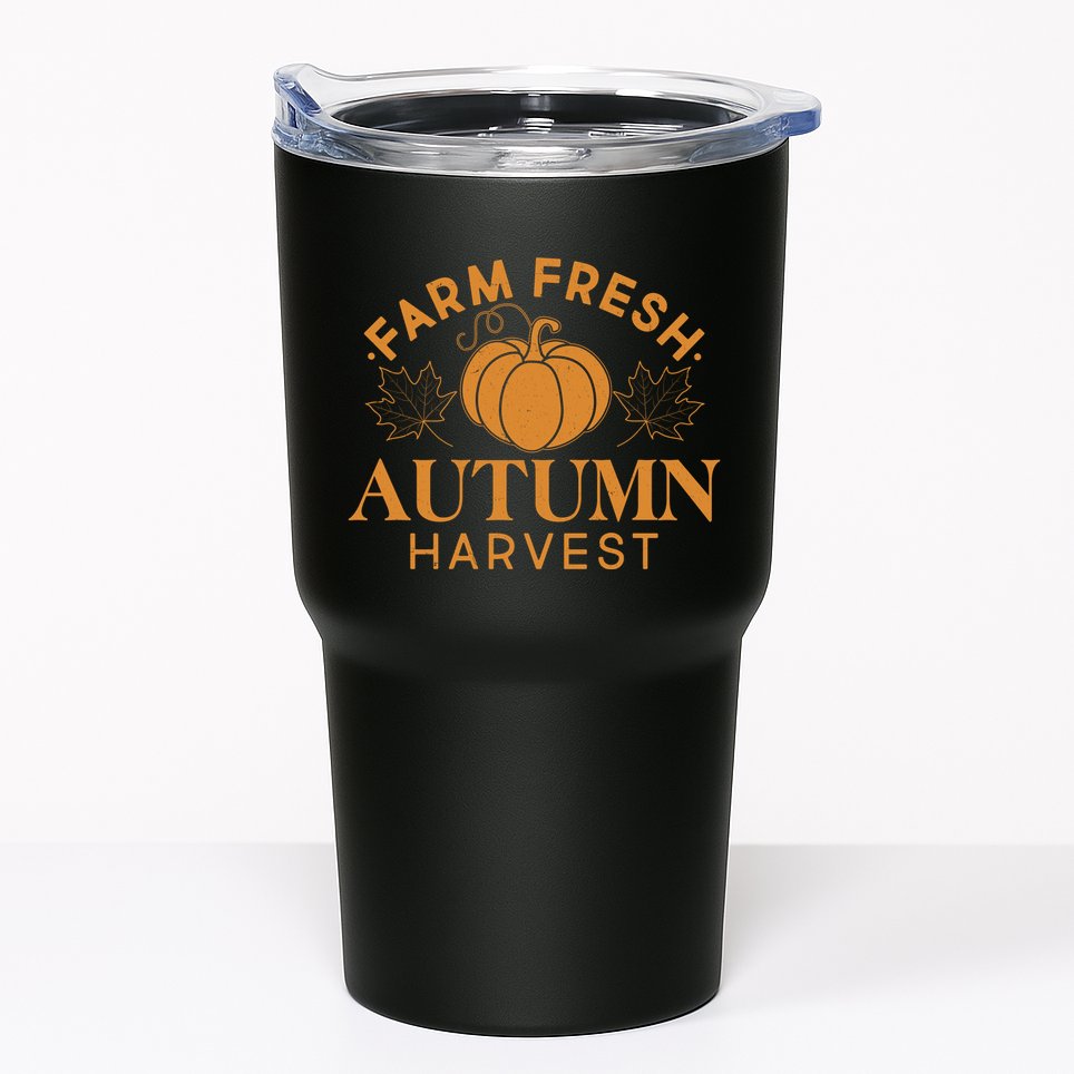 Vintage Farm Fresh Autumn Harvest Tumbler
