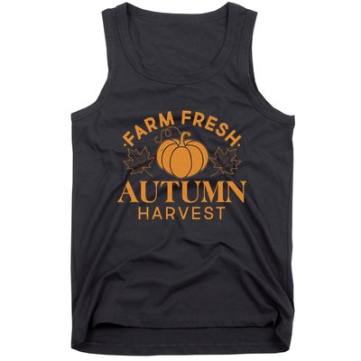 Vintage Farm Fresh Autumn Harvest Tank Top