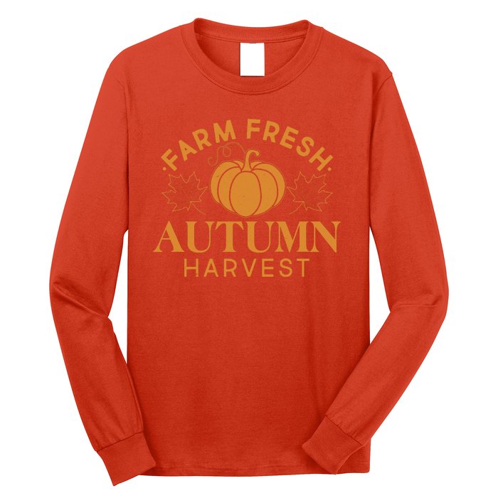 Vintage Farm Fresh Autumn Harvest Long Sleeve Shirt