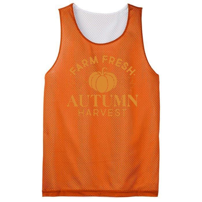 Vintage Farm Fresh Autumn Harvest Mesh Reversible Basketball Jersey Tank