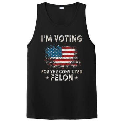 Voting For Felon Trump 2024 Political PosiCharge Competitor Tank