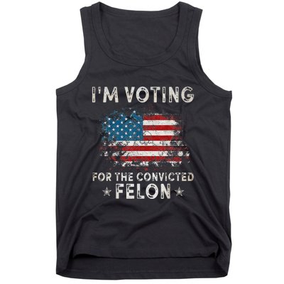 Voting For Felon Trump 2024 Political Tank Top