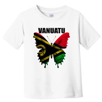 Vanuatu Flag For Proud Patriots Funny Gift Toddler T-Shirt