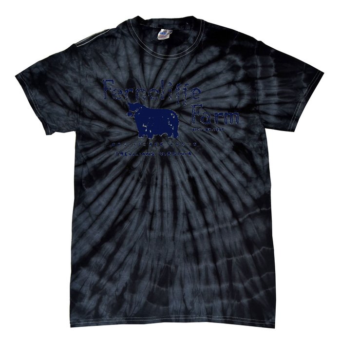 Vintage Ferncliffe Farm Stamp Tie-Dye T-Shirt