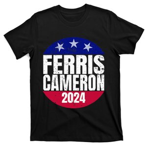 Vote For Ferris Cameron 2024 Election Funny Save T-Shirt