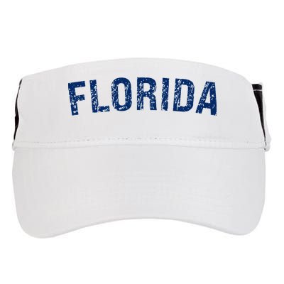Vintage Florida Florida Orange Retro Adult Drive Performance Visor