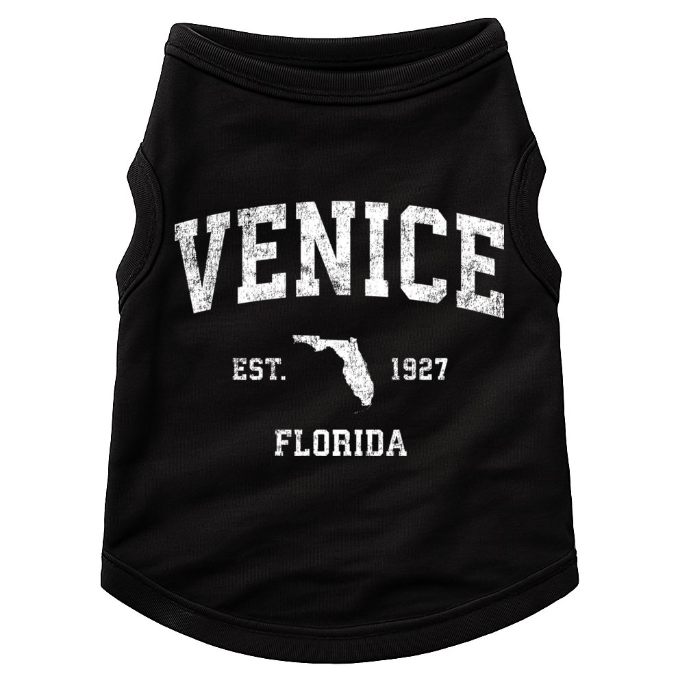 Venice Florida Fl Vintage Sports Doggie Tank