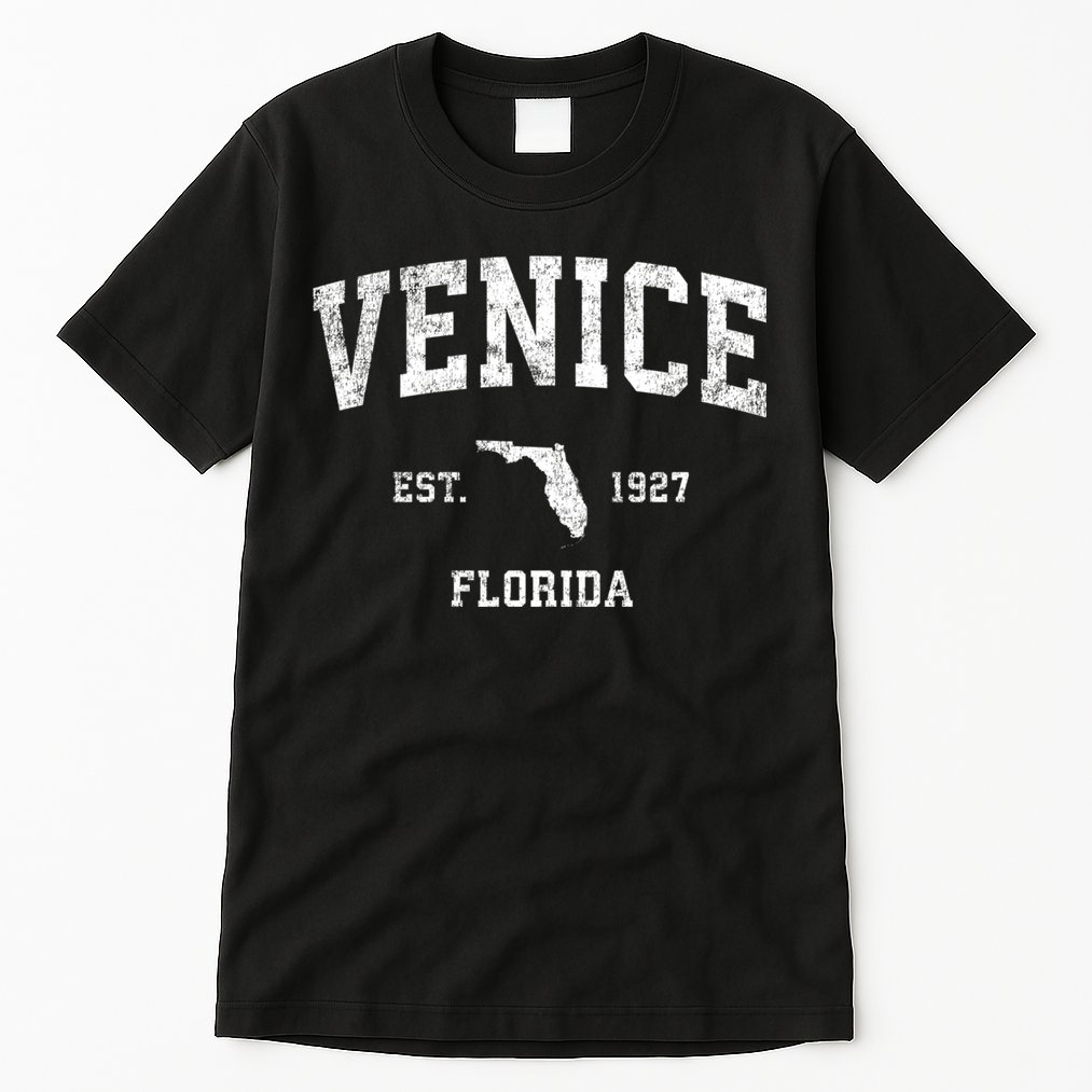 Venice Florida Fl Vintage Sports Tall T-Shirt
