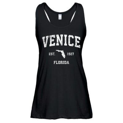 Venice Florida Fl Vintage Sports Ladies Essential Flowy Tank