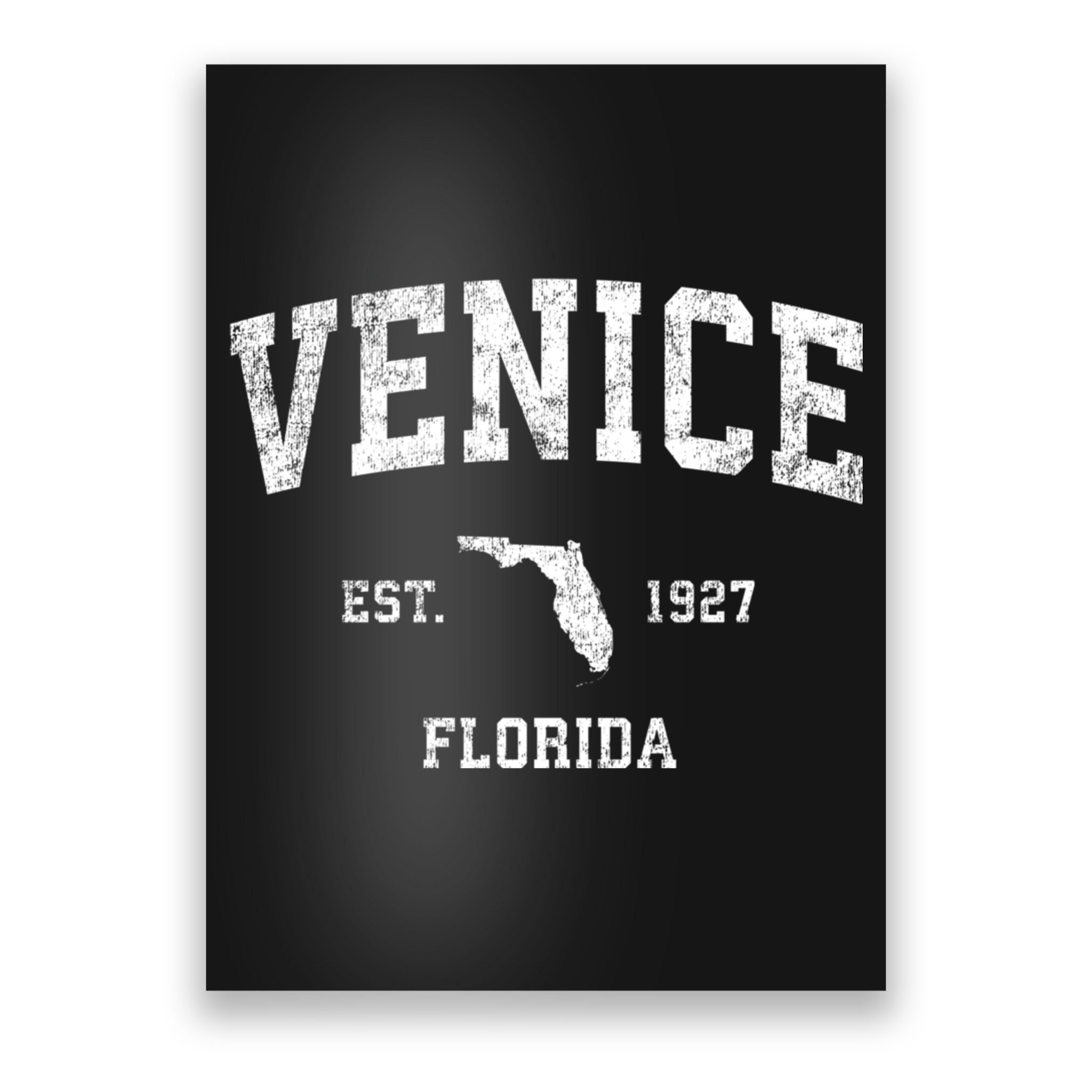 Venice Florida Fl Vintage Sports Poster