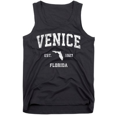 Venice Florida Fl Vintage Sports Tank Top