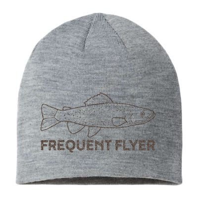Vintage Fly Fishing Frequent Flyer Trout Fishing Sustainable Beanie