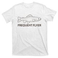 Vintage Fly Fishing Frequent Flyer Trout Fishing T-Shirt