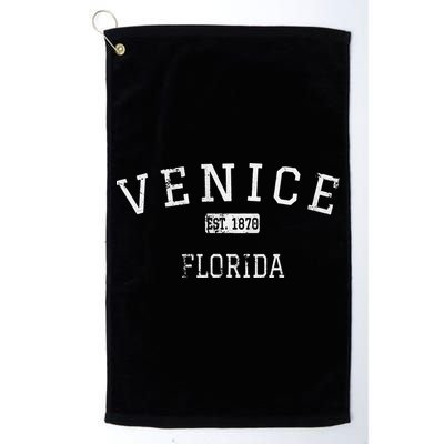 Venice Florida FL Vintage Golf Towel