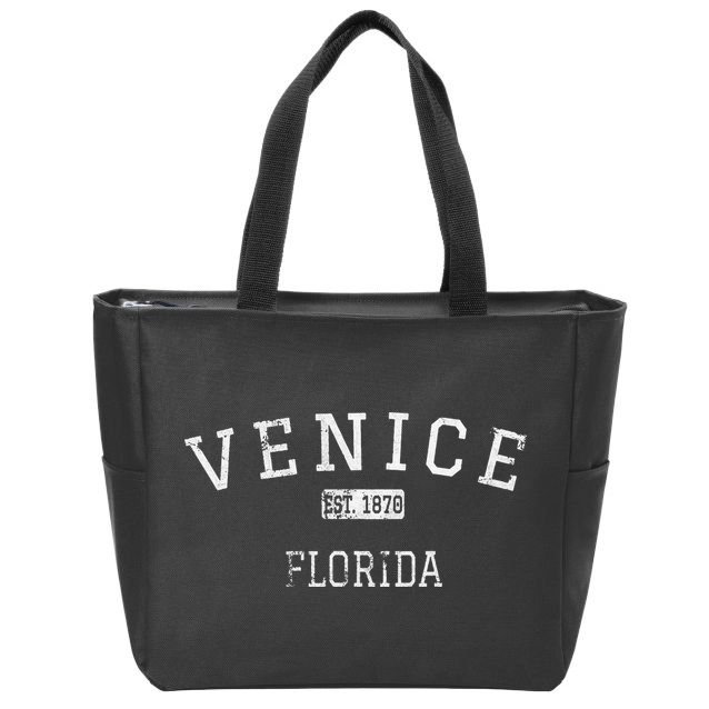 Venice Florida FL Vintage Zip Tote Bag