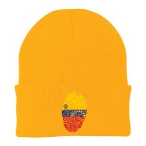 Venezuela Flag Fingerprint Great Gift Knit Cap Winter Beanie