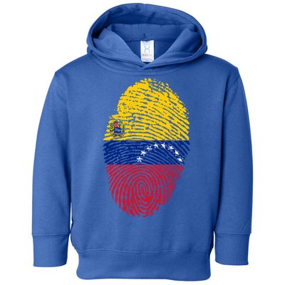 Venezuela Flag Fingerprint Great Gift Toddler Hoodie