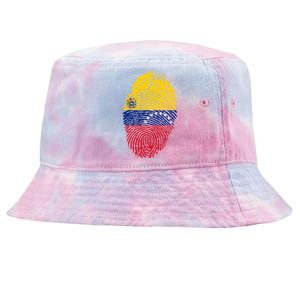 Venezuela Flag Fingerprint Great Gift Tie-Dyed Bucket Hat